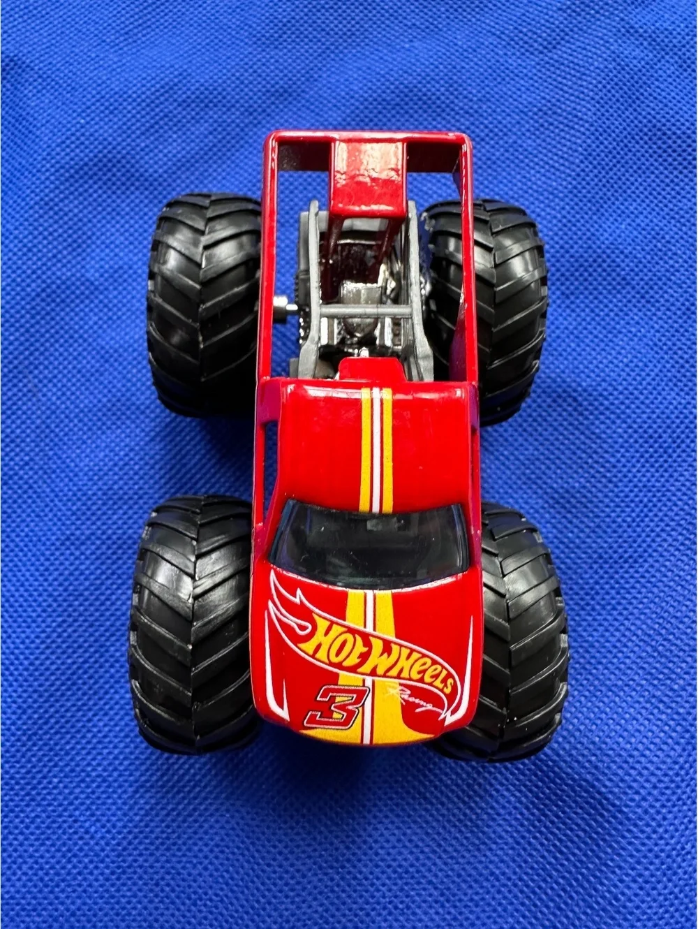Hot Wheels Monster Truck Toy Red #3